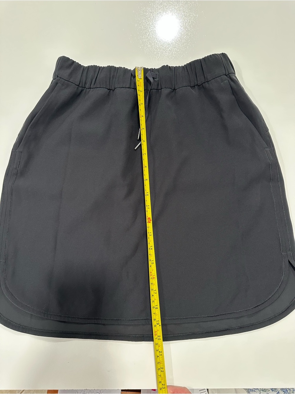 lululemon athletica Black Pull‑On Performance Mini Skirt